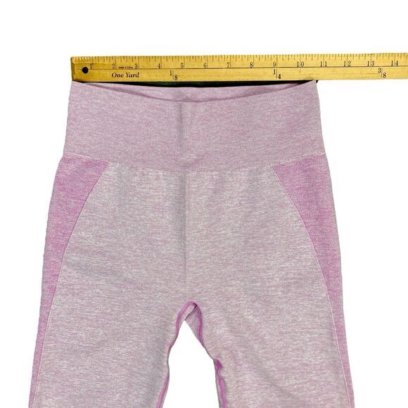 Gymshark Flex Butt Out High Waisted Leggings Sz S Pink Two Tone Athletic Workout - Picture 8 of 13